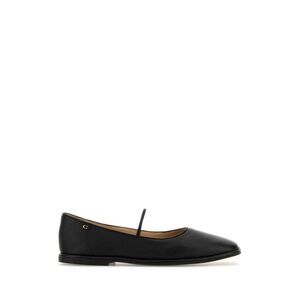 Coach New York Women Black Leather Emilia Ballerinas